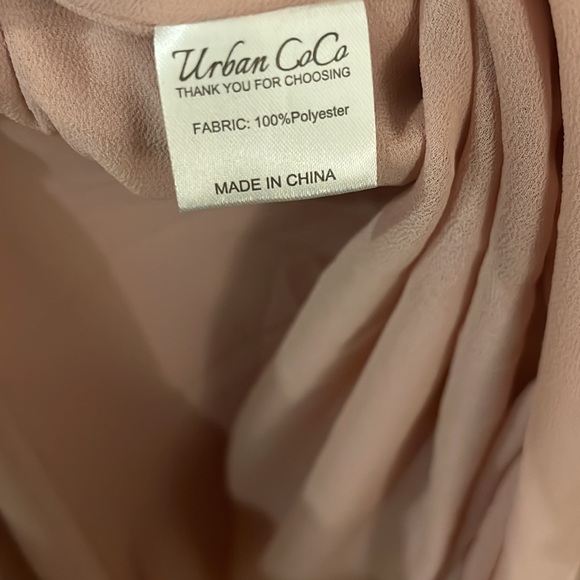 Urban Co Co Blush Tulle Maxi Skirt Soft & Flowy Stretch Waist. - Picture 6 of 6